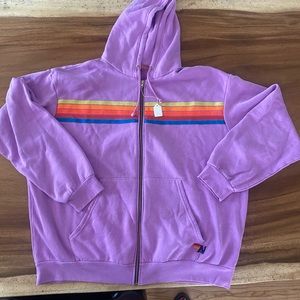 Aviator Nation XXL Neon Purple Hoodie